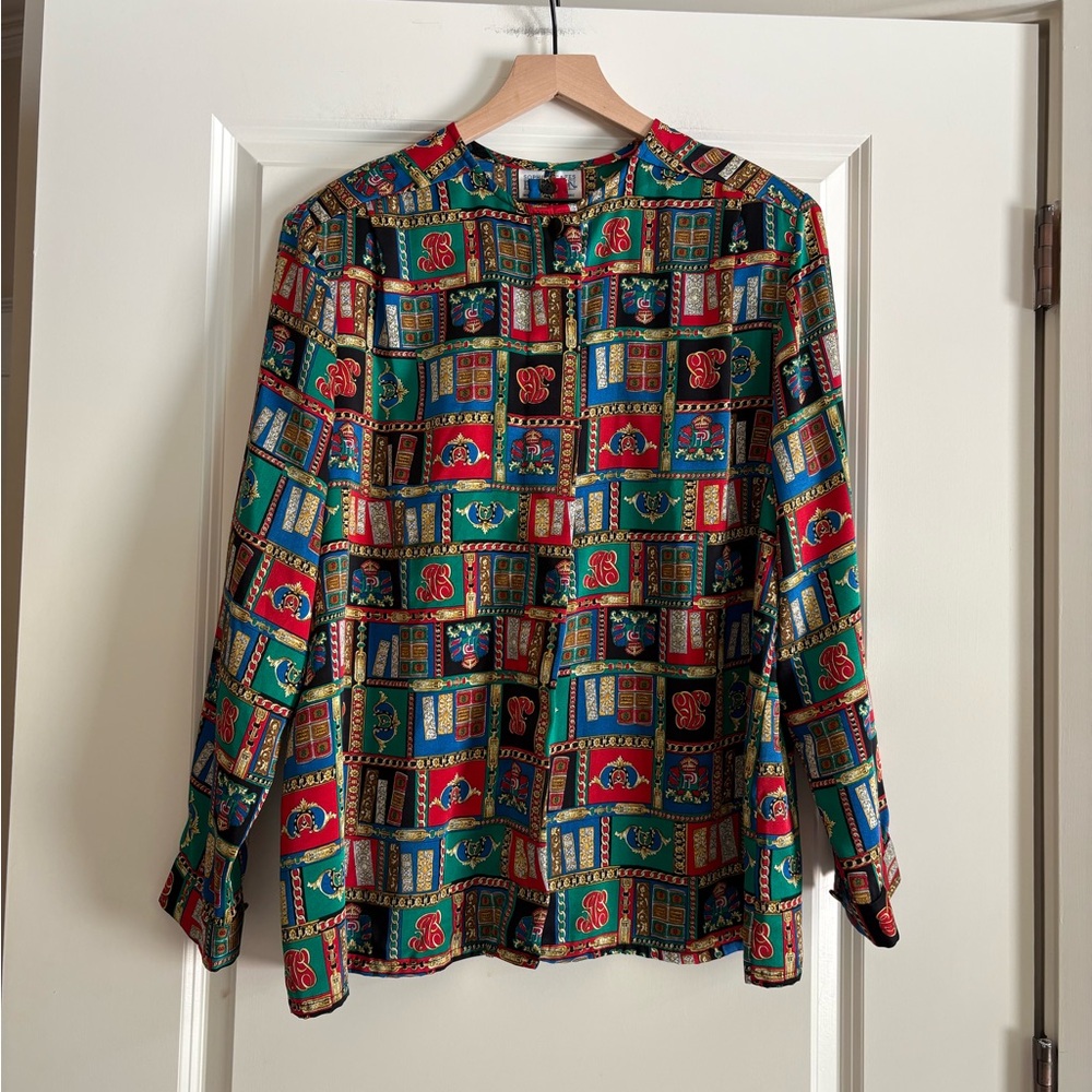 Vintage Pendleton Women’s Patchwork Blouse - image 1